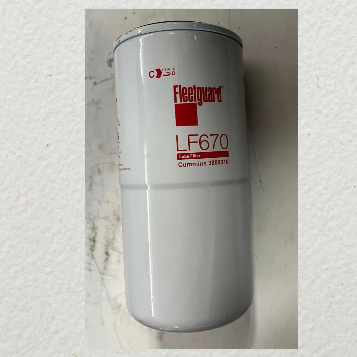LUBE FILTER CUMMINS MAIN ENGINE SPARES LF670
